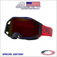 Oakley Airbrake MX Flag Blue Special - Lens Dark Grey