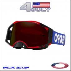 Oakley Airbrake MX Flag Red Special - Lens Dark Grey